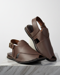 Premium Brown Leather Peshawari Chappal for Men | Handmade Traditional Kheri | Comfortable Men’s Footwear Pakistan