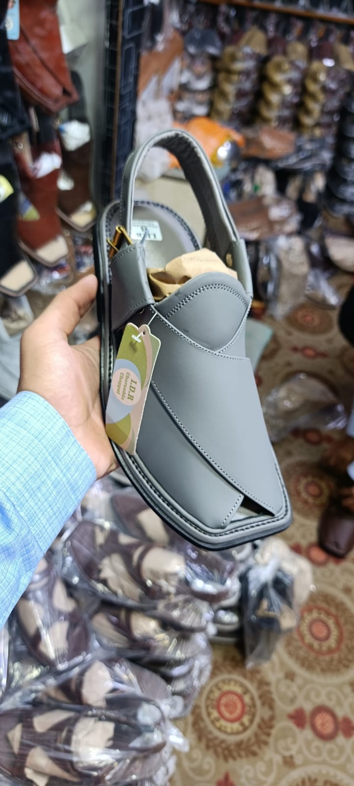 Peshawari Chappal – Classic Grey
